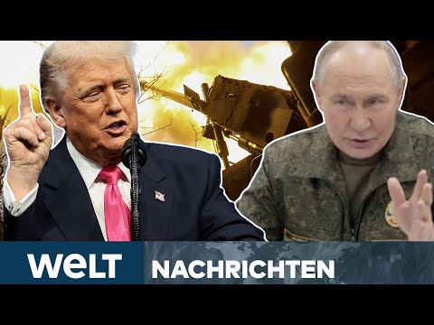 UKRAINE-KRIEG: Trump tobt wegen Putin und Selenskyj! Showdown in Europa über Frieden? | WELT STREAM