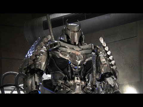 Silver Samurai Armor Weapons and Fighting Skills Compilation