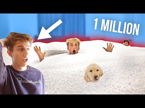 I FILLED MY ROOMMATES ROOM WITH 1 MILLION BEAN BAG BEADS!! (INSANE PRANK)