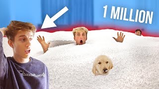 I FILLED MY ROOMMATES ROOM WITH 1 MILLION BEAN BAG BEADS!! (INSANE PRANK)