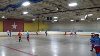 4 shifts, 4 goals. All Star game style defence.