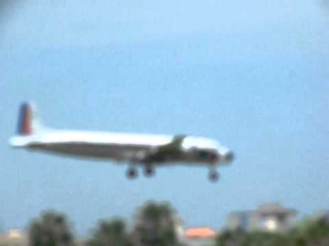 Eastern Air Lines Douglas DC-7B On Final Approach San Juan Intl