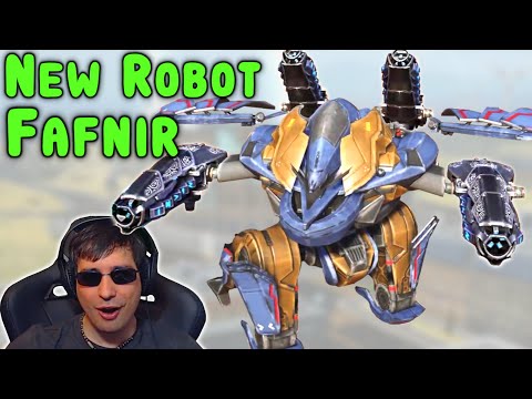NEW Flying Robot FAFNIR is INSANE! War Robots Test Server Gameplay WR