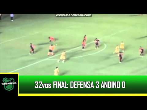 Defensa 3 Andino 0 Copa Argentina 2015