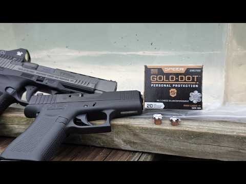 Ammo Quest 9mm: Speer Gold Dot 124 grain tested in ballistic gelatin test review