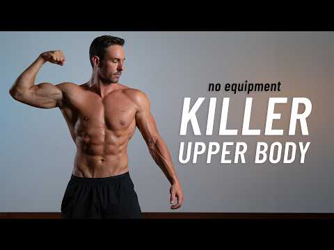 15 MIN TOTAL UPPER BODY Workout (No Equipment, No Repeats)