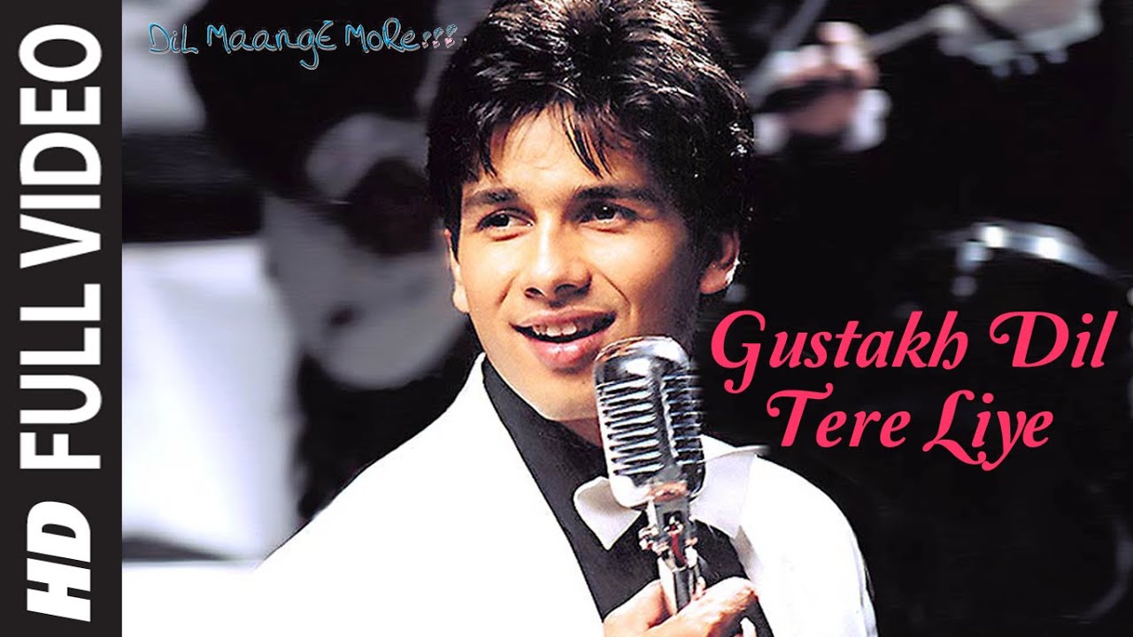 Gustakh Dil Tere Liye Lyrics | Dil Maange More | Sonu Nigam, Sunidhi Chauhan | Himesh Reshammiya