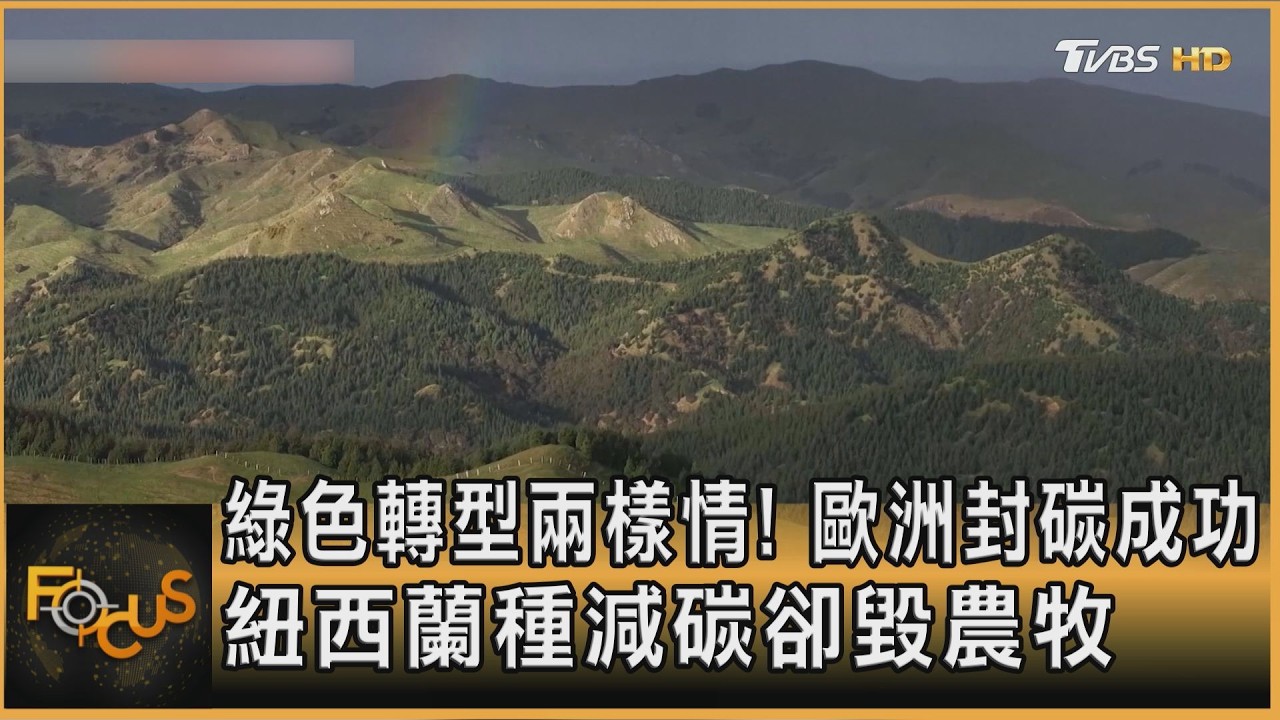 FOCUS全球新聞/綠色轉型兩樣情!紐西蘭種減碳卻毀農牧 歐洲封碳成功