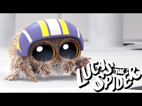 Crazy Slide Time With Lucas the Spider + More Cartoons for Kids