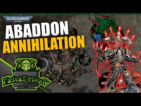 ABADDON COMETH in 10th Ed 40k!  Chaos Space Marines vs. Tyranids - 10th Edition Warhammer 40k Batrep