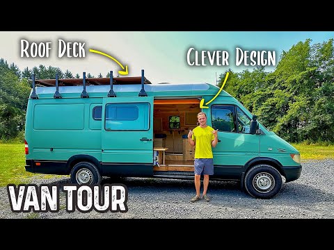 Custom Camper Van Blends A Stunning All Wood Interior With Ultra