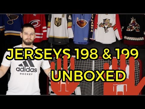 Unboxing Jerseys #198 and 199 Before work