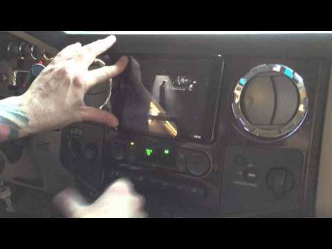 Ford F350 iPad Mini in dash by SRQ Custom Autosound