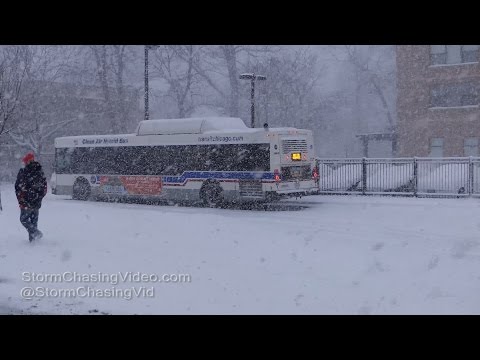 Chicago, IL Lake Effect Snows - 3/14/2017