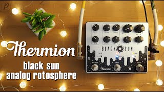 Video thumbnail for Thermion Black Sun Analog Rotophaser by Pedal of the Day