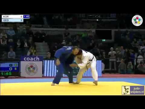 Judo 2013 Grand Prix Dusseldorf: Kim (KOR) - Tsiklauri (GEO) [-81kg] semi-final