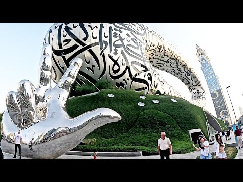 Dubai Museum of the Future Full Tour - World's Most Beautiful Building (4K Travel Video)walk with me