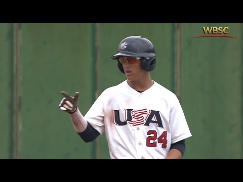 Highlights: Brazil v USA - U-18 Baseball World Cup 2015