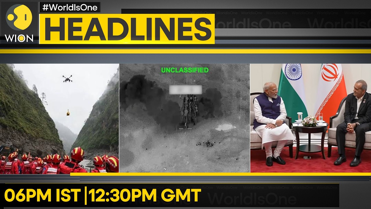 Modi Meets Pezeshkian, Seeks Safe Navigation | Iran Hits Back At US Bases In Jordan | WION Headlines