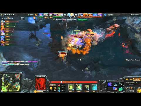 Newbee vs Fnatic - Disaster in Roshan pit - Frankfurt Major