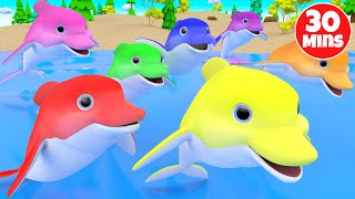 Learn Colors, Shapes, Numbers & ABCs with Wooden Puzzle Toys | Fun Fruit & Veg Names Edu for Kids
