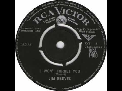 UK New Entry 1964 (130) Jim Reeves - I Won't Forget You