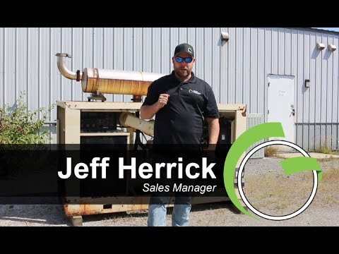 Green Industrial - USED NATURAL GAS GENERATOR 100 KW KOHLER MODEL 100RZ272 277 480 VOLT FORD ENGINE