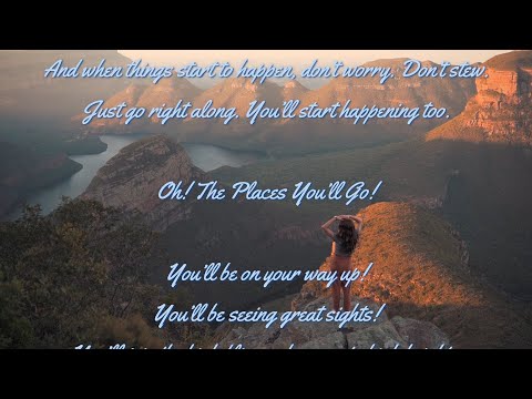 Nadine Reads... Oh! The Places You'll Go (excerpt) by Dr. Seuss (Top 50 Wedding Readings)