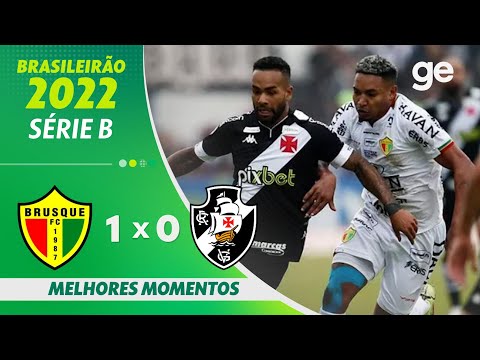 Gols e lances de Brusque x Vasco da Gama