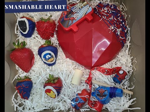 SMASHABLE CHOCOLATE HEART| How to make a breakable Chocolate heart