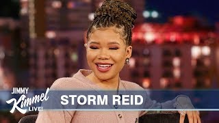 Storm Reid’s Hotel Room Got Destroyed By Monkeys video