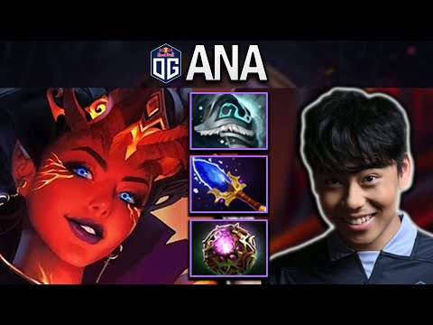 OG.ANA QUEEN OF PAIN WITH OCTARINE-AGHS - DOTA 2 7.27 GAMEPLAY