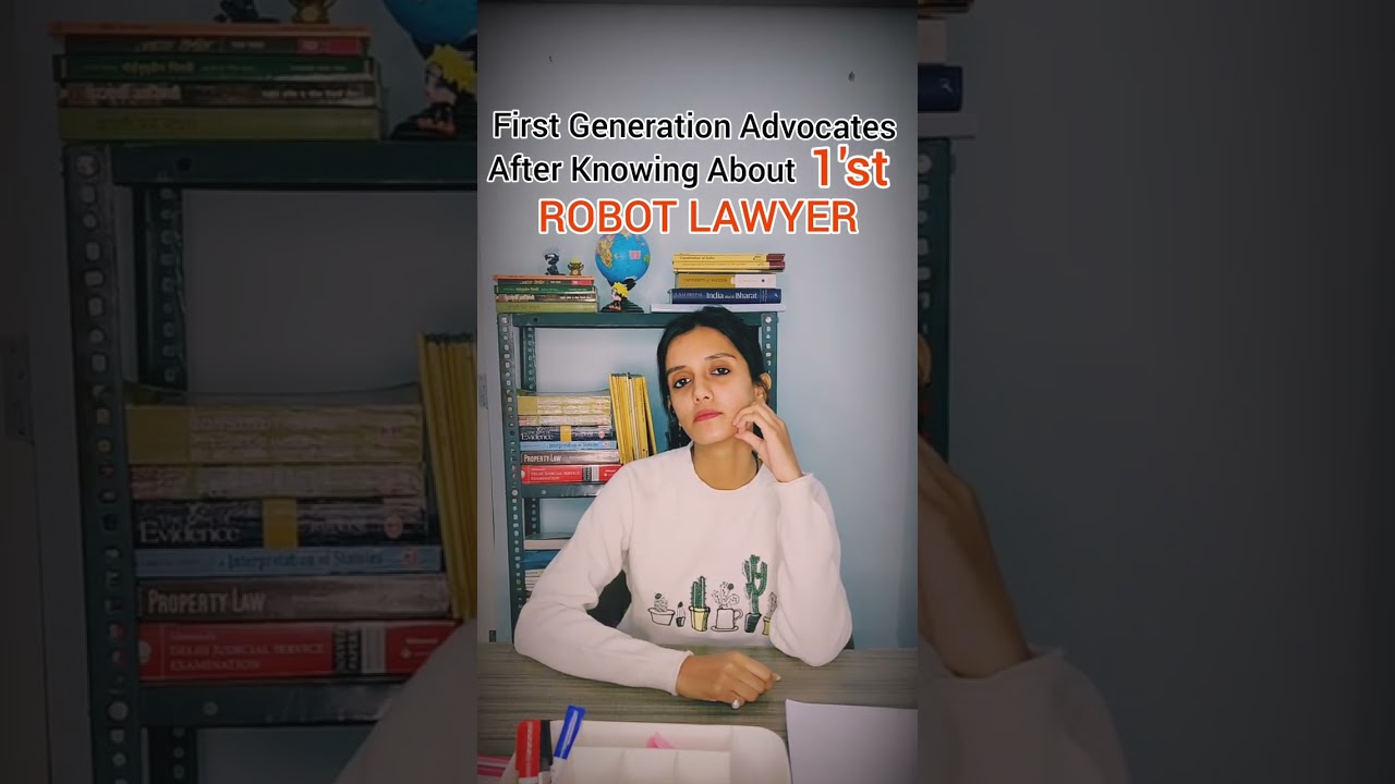 First AI Robot Lawyer 😱⚖️ #shorts