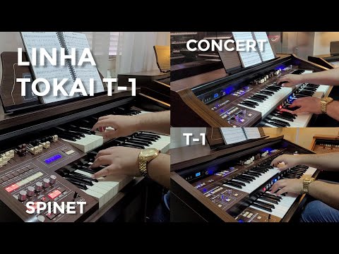 Comparativo Órgãos Clonewheel | TOKAI T-1 / T-1 Spinet / T-1 Concert | Hino CCB 109
