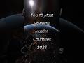 Top 10 Most Powerful Muslim Countries 2025 ️ Islam Muslimcountry Top10 2025 Religion Power