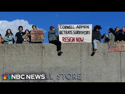 Cornell students protest handling of alleged 2024 sexual assault 