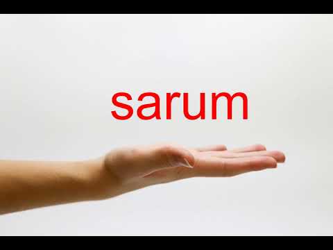 How to Pronounce sarum - American English