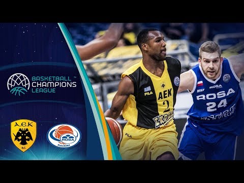 AEK v Rosa Radom - Highlights - Basketball Champions League
