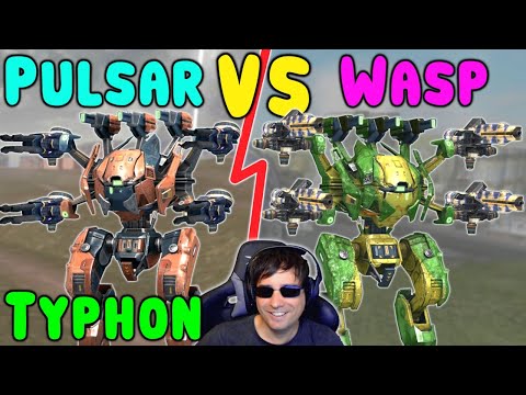 PULSAR VS WASP TYPHON Mk2 Sniper Showdown War Robots Live Gameplay WR