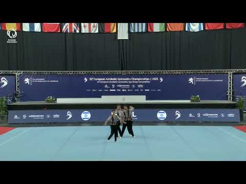 Israel - 2025 ACRO European Champions, Men's Groups Dynamic
