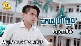 ដកស្នេហ៌វិញចុះ - អនុស្សាវរីយ៌  ( Official Lyric VIDEO )