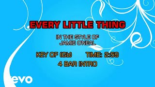 Jamie O&#39;Neal - Every Little Thing (Karaoke)