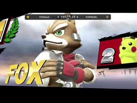 TSL62 WR2 - FSG|Squid (Pikachu) vs PoW!|Wulfn (Fox)
