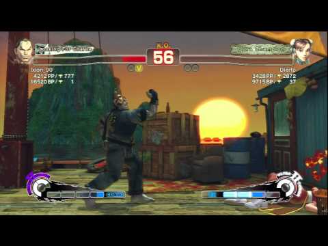 Ixion_90 (Dan) Vs Dierto (Chun Li) SSF4 AE Ranked Matches - PSN