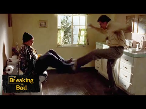 Walter Flushes Jesse's Stash | And The Bag's In The River | Breaking Bad