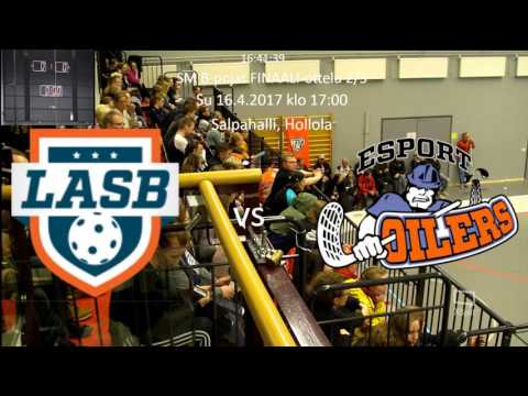 2017-04-16 SM B-pojat : LASB vs Oilers FINAALI-ottelu 2/3