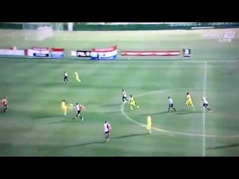 Colombian striker Carlos Bacca scores an incredible long-range volley for Club Brugge