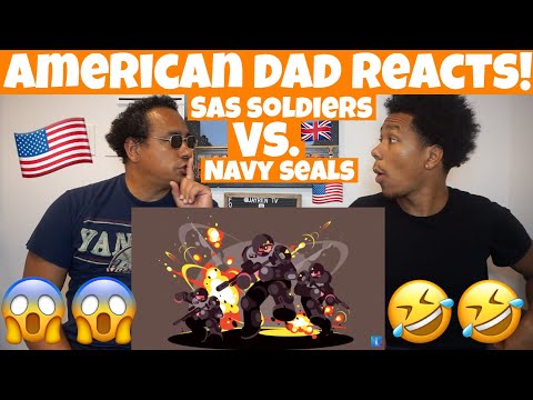 AMERICAN DAD REACTS British SAS Soldiers vs US Navy Seals - Military Training Comparison