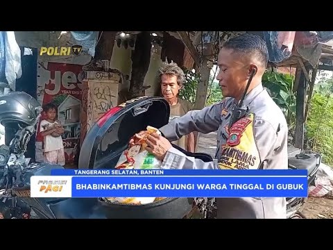 PERSONEL POLRES TANGSEL SAMBANG WARGA
