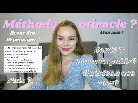 ALIMENTATION INTUITIVE (perte de poids, santé, TCA, paix & bien-être): mon avis sur ses 10 PRINCIPES